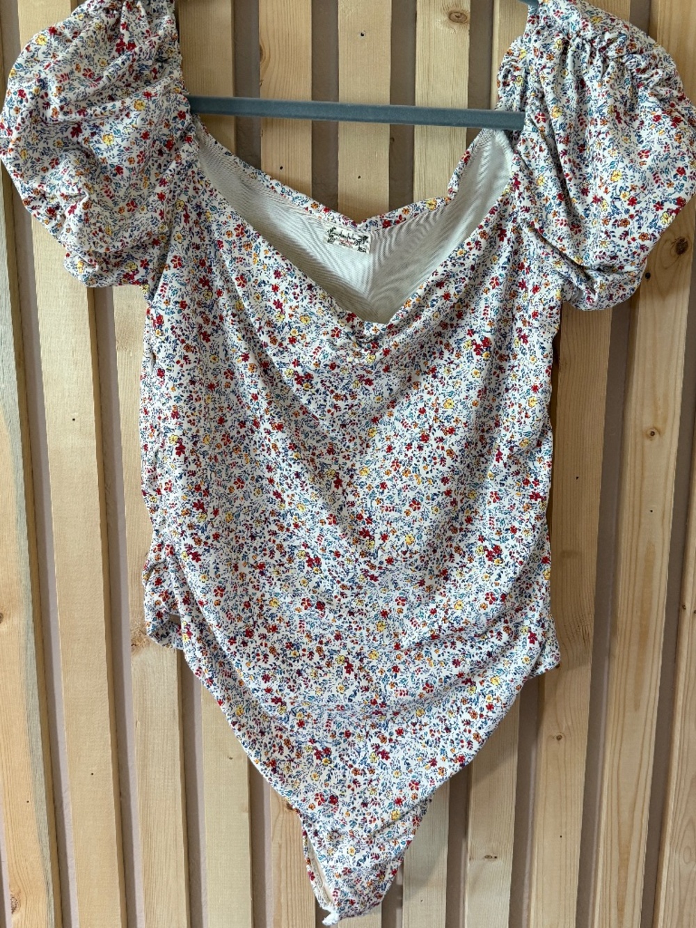 Free People x Intimately FP Printed Bella Bodysuit